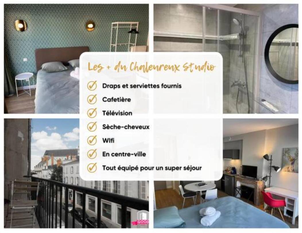 Chaleureux Studio * Neuf * Hypercentre * Wifi * Apartment Orleans Ngoại thất bức ảnh